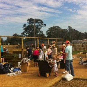 Compost working bee 17/08/2013