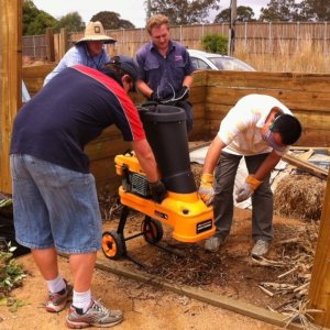 Learning to use mulcher 16/11/2013